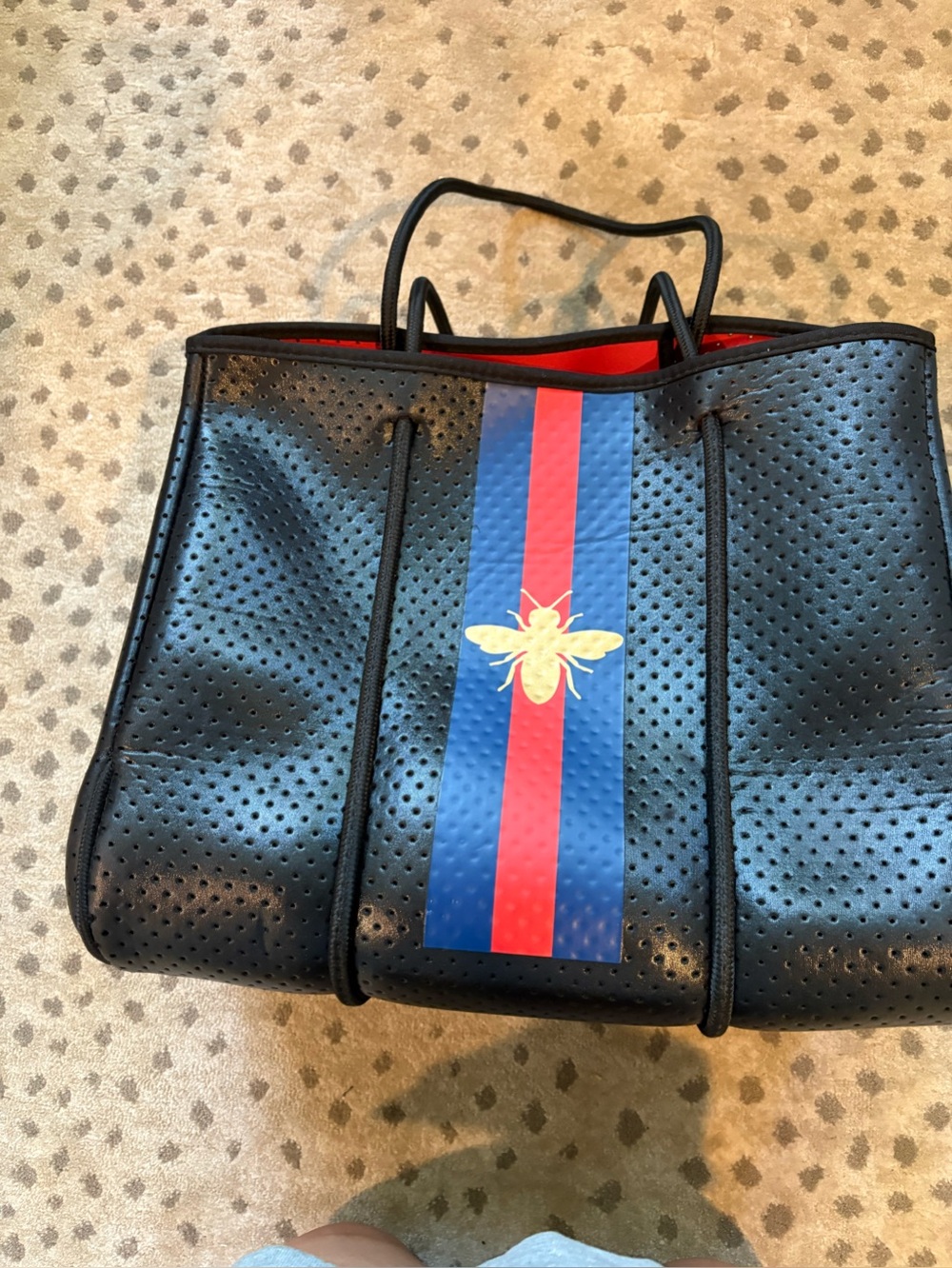 Parker & Hyde Queen Bee Tote bag 12” x 14”